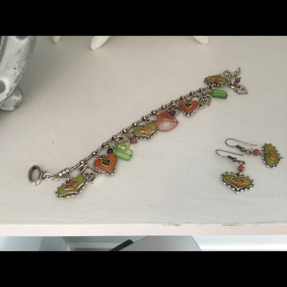 Retired Brighton Bracelet and Earrings - Picture 7 of 7